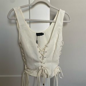 Pretty Little Thing - white top